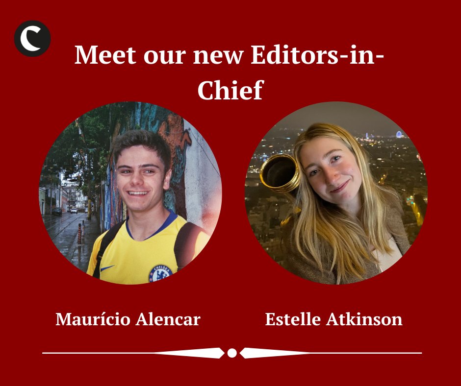 Cherwell_Online's tweet photo. We’re delighted to announce that @thefp_uk and @estellelilym will be our Editors-in-Chief for Trinity Term 2022.

Both have built reputations as perceptive editors and forensic reporters during their time at Cherwell. They will take over from @jill_cushen and @Hancock2001. https://t.co/r3dZBAdx13