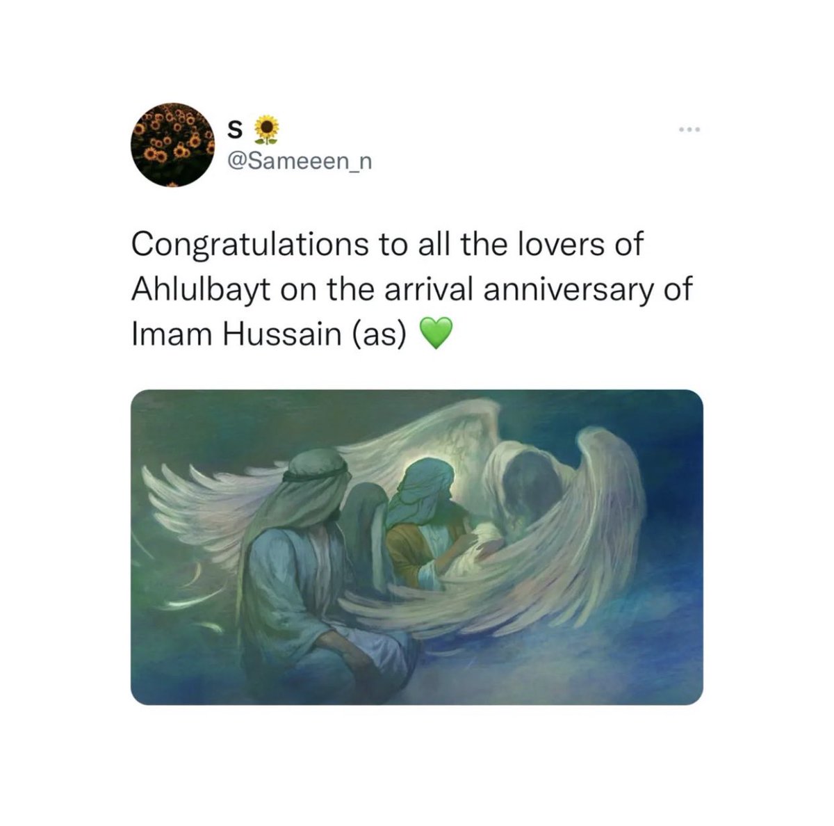 AndroidIN1's tweet image. Wiladat-e-Imam Hussain Tamam Moominen Ko Mubarik #ImamHussain #3rajab