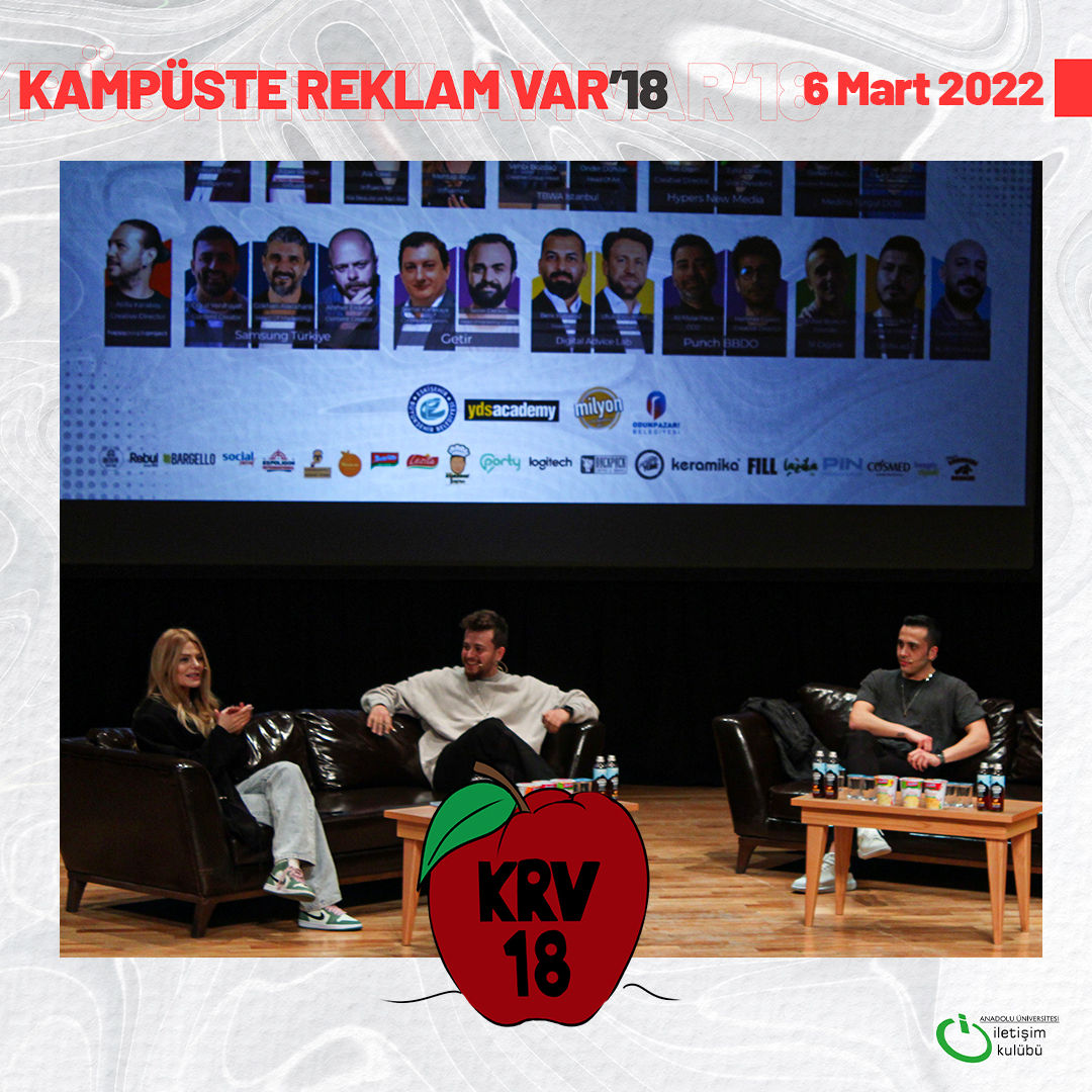 Kampüste Reklam Var’da oturumumuz Mehtap Algül ve 51 Digital x Burak Bozkurt, Alper Rende ile devam ediyor. İyi seyirler dileriz. #kampustereklamvar18 #reklamıneneglencelihali