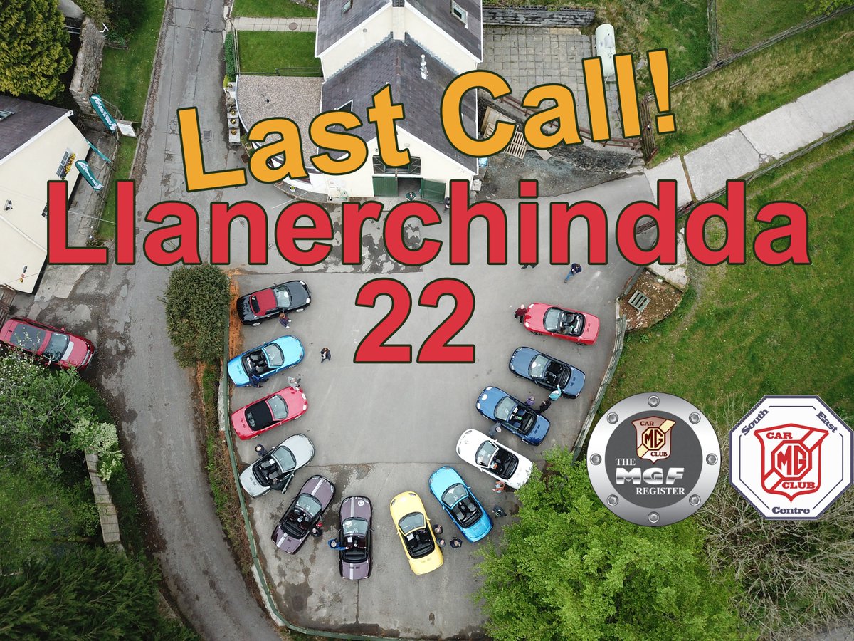 mgccse's tweet photo. There are just a couple of rooms left on the South East MGF trip to Llanerchindda on 13th - 16th May - book now by contacting chair@mgccse.co.uk as we'll have to give the rooms up soon. Click the link to see a video of the 2019 trip - https://t.co/0E1OeIqI4r https://t.co/Poak7lewnd