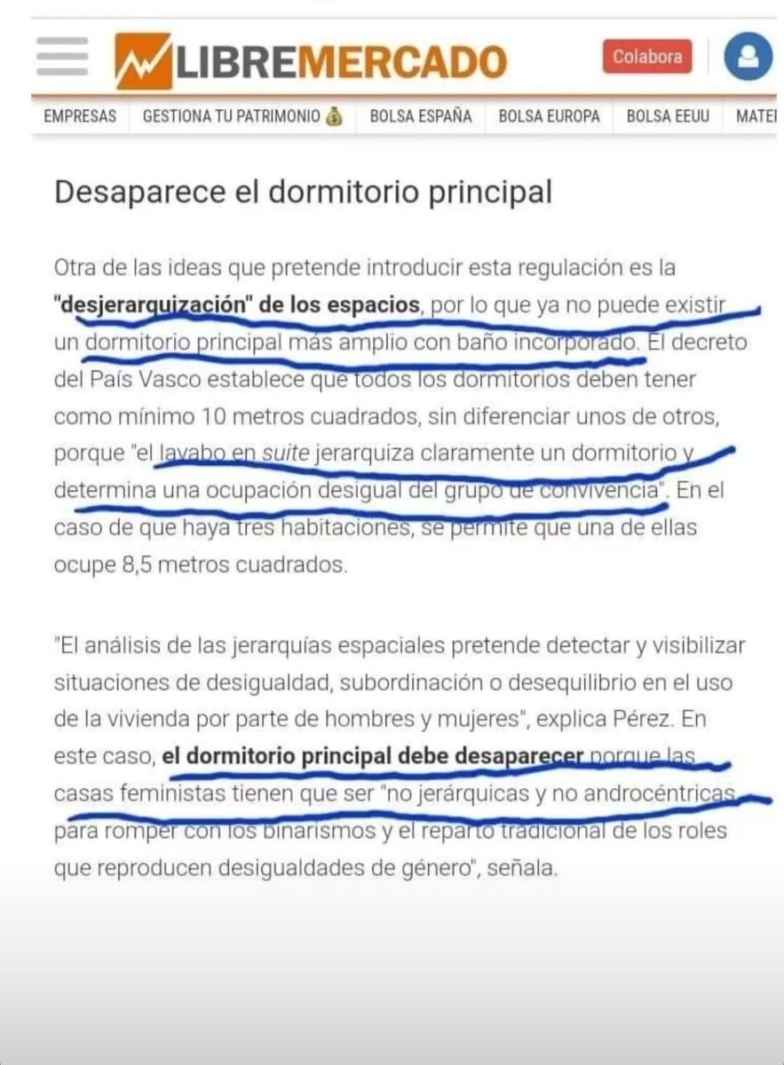 Debo creer que en el marquesado de Galapagar se cumplen estas 'normas', no?...
#Izquierdaridicula