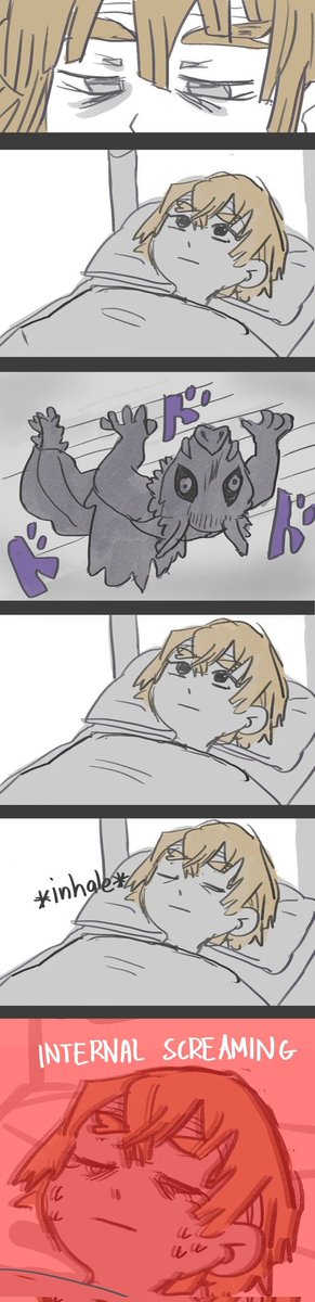AnimaruClover's tweet photo. Quero dormir Kara #kimetsunoyaiba #demonslayer https://t.co/wHZlCkdyaP