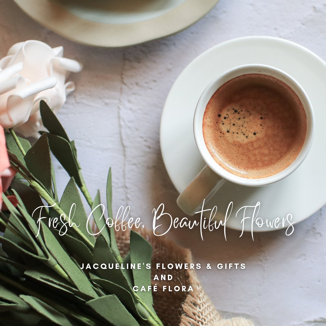 CafeFloraNJ's tweet photo. Don't forget to visit our sister store Jacqueline's Flowers &amp; Gifts!

While our  Barista is busy making your favorite sweet or savory crepe and one of our signature lattes stop in and grab a fresh cut bouquet of flowers to bring home!!

🚗 100 Springdale Road, Cherry Hill https://t.co/xQ1zsUeC0Y