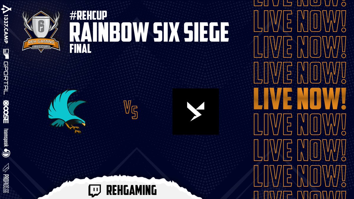 REHGaming's tweet photo. Jetzt könnt ihr Live das spannende Finale unseres #REHcup #3 erleben🥳Teilt uns gerne mit, wer dieses Finale für sich entscheiden wird 💬

🤙Viel Erfolg 

🎗️Final @FalconsArctic🆚@YoDeSports
🎙️@ThorsHeroR6 &amp; @ZnipeExoTiC
📺 https://t.co/GvyyvVEHbd https://t.co/VZgDVJYazZ