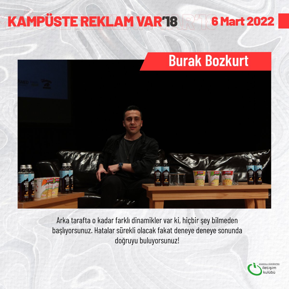 Oturumumuz devam ediyor! #kampustereklamvar18 #reklamıneneglencelihali