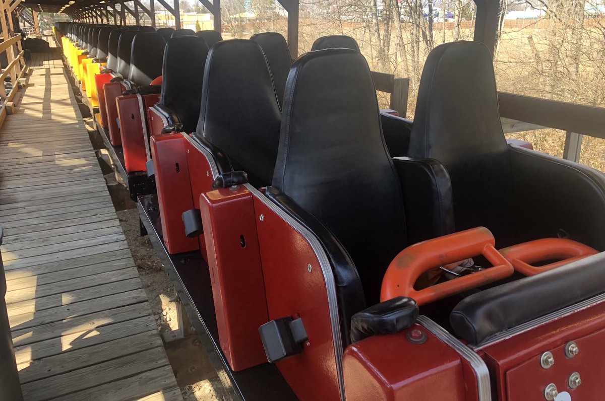 KingsIslandPR's tweet photo. Here’s a sign that spring and the start of our 50th anniversary season is just around the corner: The sight of Beast trains out of the wood coaster maintenance shop and back at the ride. #KingsIsland https://t.co/Gum2JdqdZz