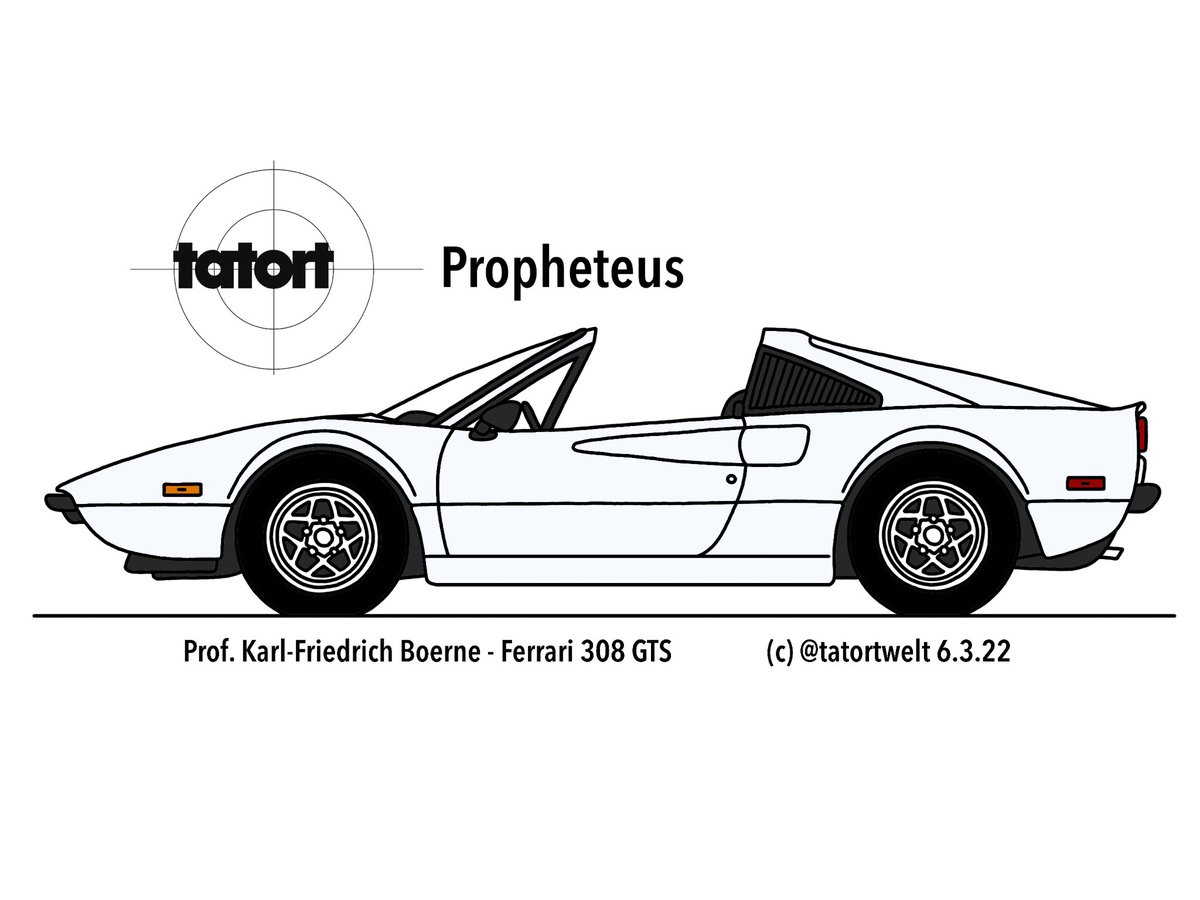 tatortwelt's tweet photo. Tatort „Propheteus“ (1192) vom 6. März 2022

#tatort #janjosefliefers #ferrari https://t.co/f82SFWyLs6