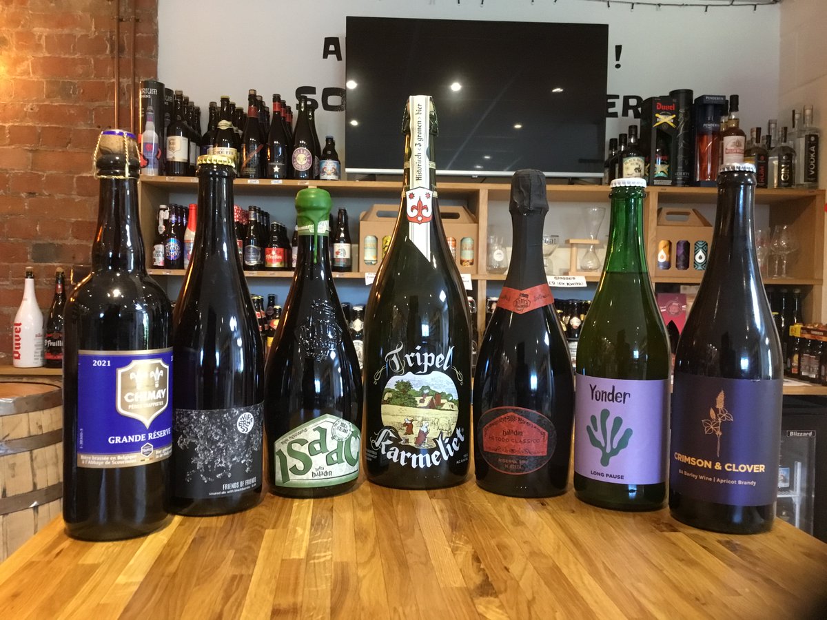 Excited for our second top shelf beer and cheese pairing event this afternoon.  Seven cracking beers with Black Bomber and Long Clawson Stilton.