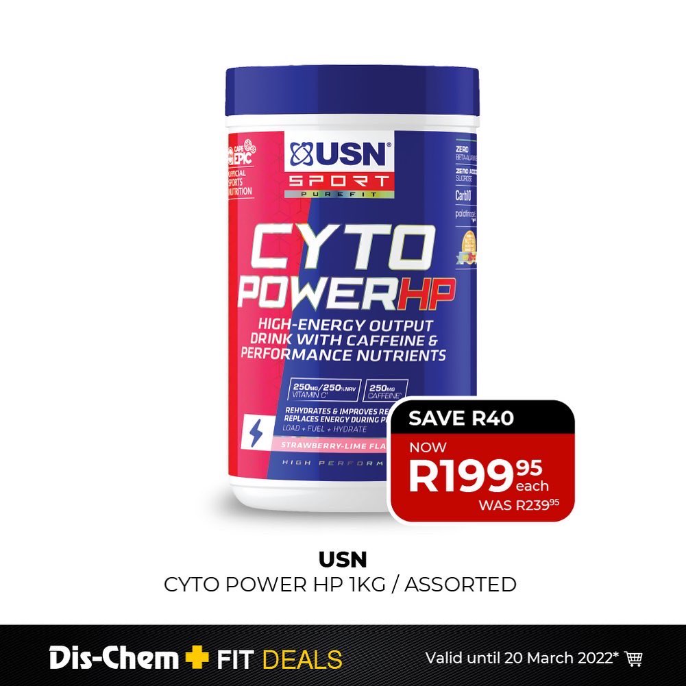 Dischem_LiveFit's tweet photo. Pedal with purpose! π Get ready for the #ctcycletour with these epic @USNSA #endurance deals! π΄ββοΈπ€©
ON PROMOTION: Everything you need to keep you fueled from start to finish! πDeals valid until 21 March.
π @Dischem
π https://t.co/TSmZlQWBnj
#livingfit #usnsa #dischemsale https://t.co/mB9hYxBJ9U
