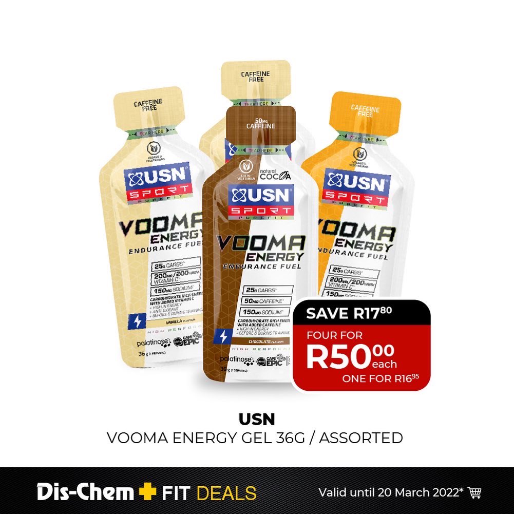 Dischem_LiveFit's tweet photo. Pedal with purpose! π Get ready for the #ctcycletour with these epic @USNSA #endurance deals! π΄ββοΈπ€©
ON PROMOTION: Everything you need to keep you fueled from start to finish! πDeals valid until 21 March.
π @Dischem
π https://t.co/TSmZlQWBnj
#livingfit #usnsa #dischemsale https://t.co/mB9hYxBJ9U