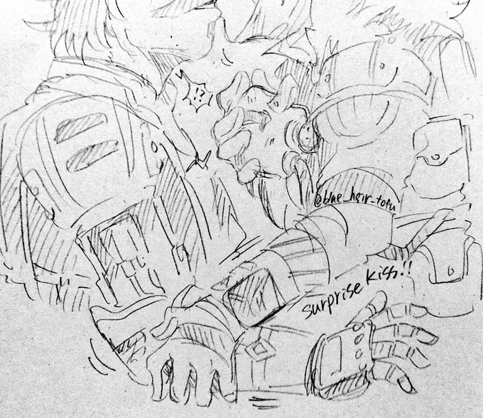 不意打ちキスのヒュブラ
#fusehound 