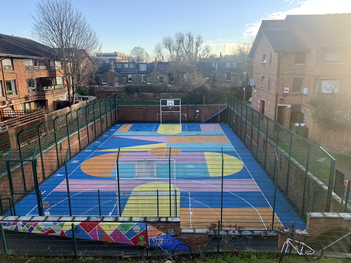 evefrancisholt's tweet image. A couple of weeks ago I woke up to this sight, when staying at a friends flat in Camberwell Green, London. I keep thinking how powerful it was to see this through the window, calling you get outside &amp;amp; play. 
What do you see out of your window?  
#ActiveEnvironments #Play