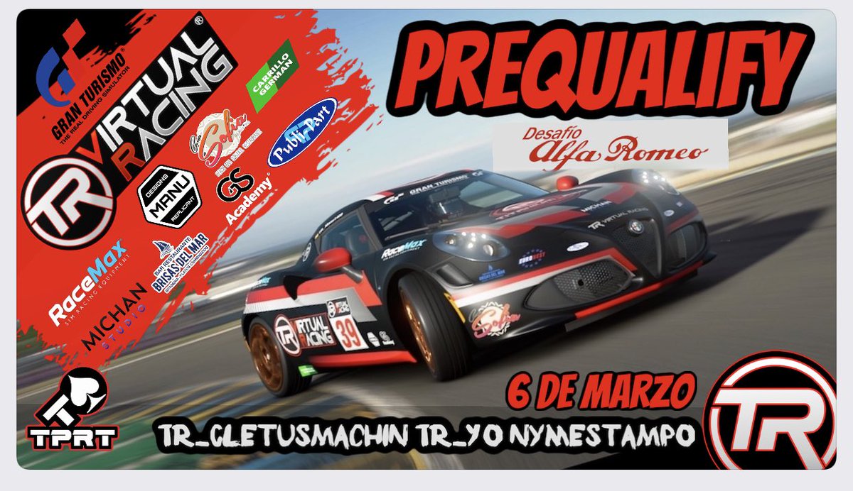 Titanium Red Virtual Racing (@trvirtualracing) on Twitter photo Salimos a ganar 🏆 <a href="/TRVirtualRacing/">Titanium Red Virtual Racing</a> suerte a todos los componentes <a href="/arjones145/">Arjones</a> @SimCletus <a href="/OscarJi96326338/">oscarvlc1980</a> Salimos a ganar 🏆 <a href="/TRVirtualRacing/">Titanium Red Virtual Racing</a> suerte a todos los componentes <a href="/arjones145/">Arjones</a> @SimCletus <a href="/OscarJi96326338/">oscarvlc1980</a>
