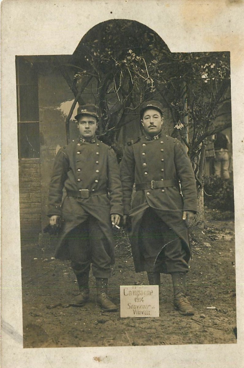 Le_Chtimiste's tweet photo. 2 soldats du 22e régiment d'infanterie - 1914 - Aucune information au dos. Merci à Marie-Camilla - https://t.co/KpJrRbsZFF   #22eRI https://t.co/9EynXtYAr6