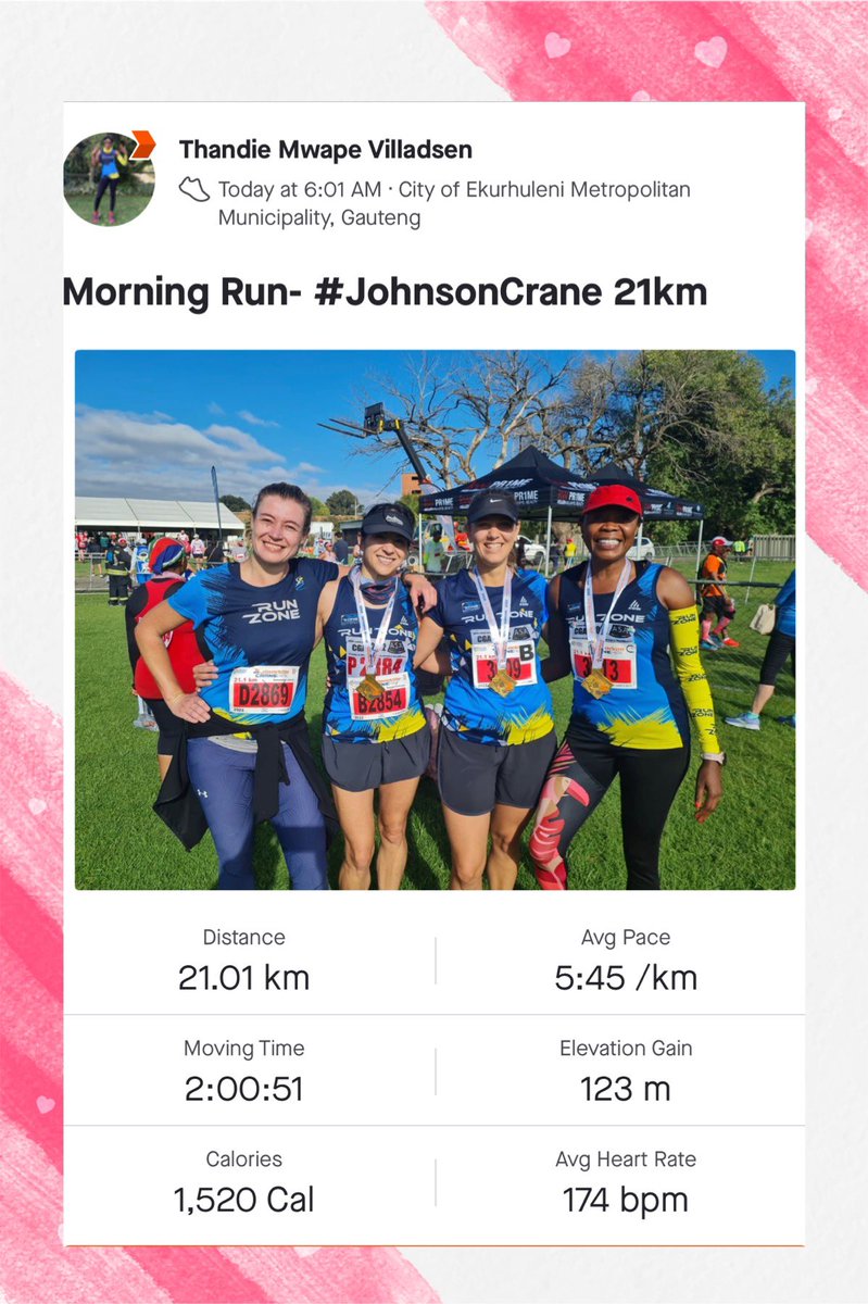 ThandieMwape's tweet photo. Sunday #halfmarathon
Here is the thing- I wonβt get tired of collecting these medals. When I eventually retire from running (is there such a thing?!), I will stare at them with pure joy and pride!
#RunningWithTumiSole @RunningWithTum1 πΏπ¦
#runningwithnature π±π¦π³π
#zedrunπΏπ² https://t.co/F9WIBRk5D3