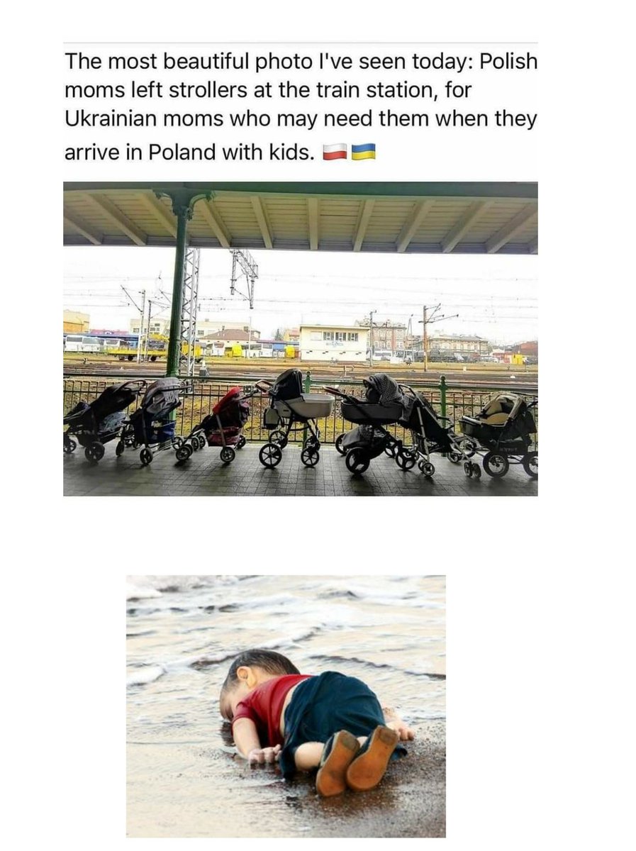 nilofer10's tweet photo. Two narratives of civilization

#UkraineRussianWar #Syrians #DoubleStandards #RacistUkraine #RacistEU #WARINUKRAINE #Refugees #RefugeesWelcome https://t.co/zVUKzJmV2l