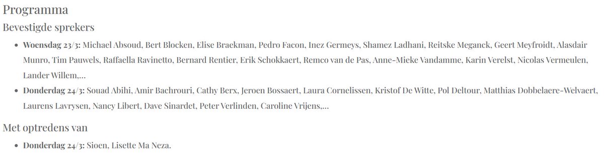 debat_open's tweet photo. https://t.co/qZcXhFinvH organiseert #Lentesymposium op 23/3+24/3: constructief &amp; toekomstgericht debat rond #Covid &amp; pandemiebeleid in de geest vh #Wintermanifest.
https://t.co/3gNXm5keAi
Top sprekers + optredens @SioenTheArtist @lisettemaneza.

Alle geïnteresseerden welkom!

1/7 https://t.co/17EUcxdtOy