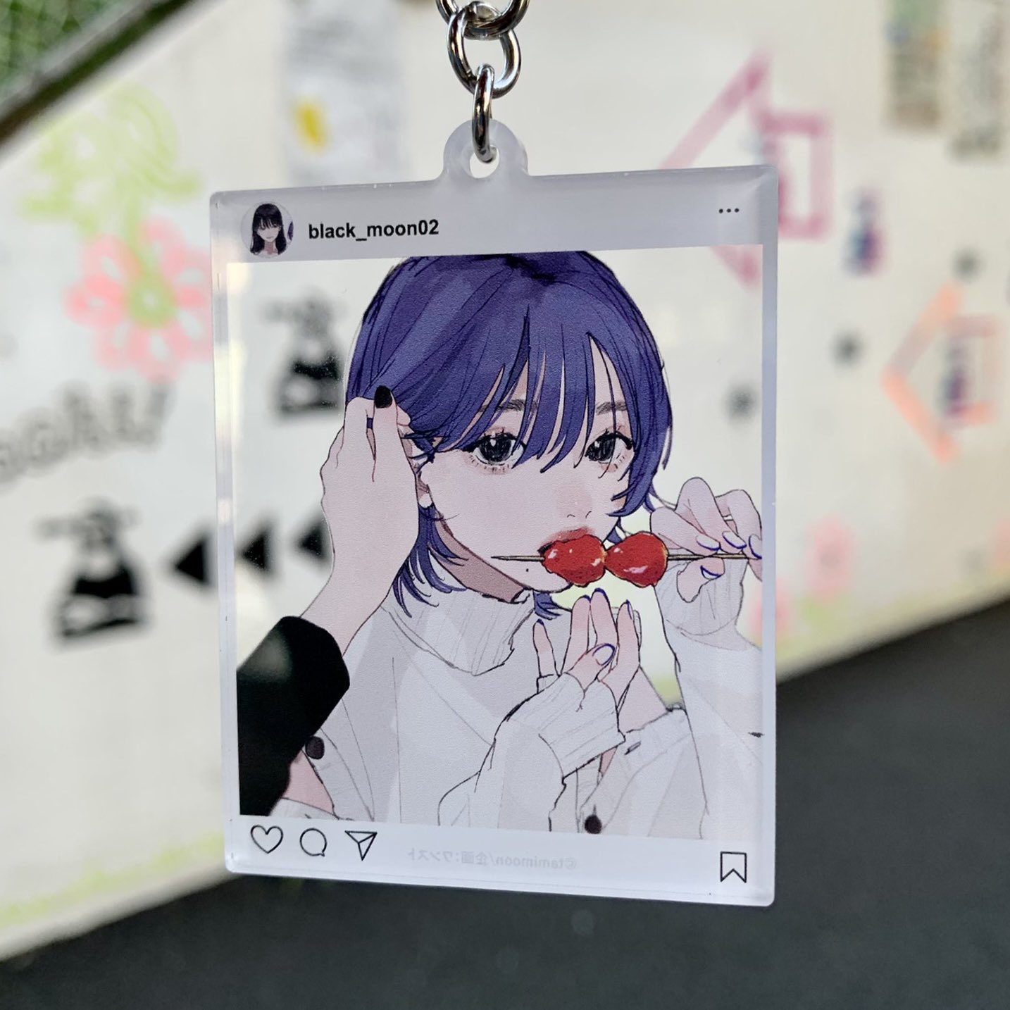印象のデザイン tamimoon たみむーん アクリルキーホルダー アクキー 印象のデザイン tamimoon たみむーん アクリルキーホルダー アクキー
