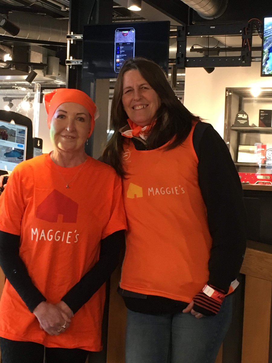 Kazz1010's tweet photo. @SundayBrunchC4 my friend and I did the fastest zip line in the world last Tuesday. I have terminal cancer and we raised nearly £800 for @maggieswirral  cancer center https://t.co/kzeDfo5J8X