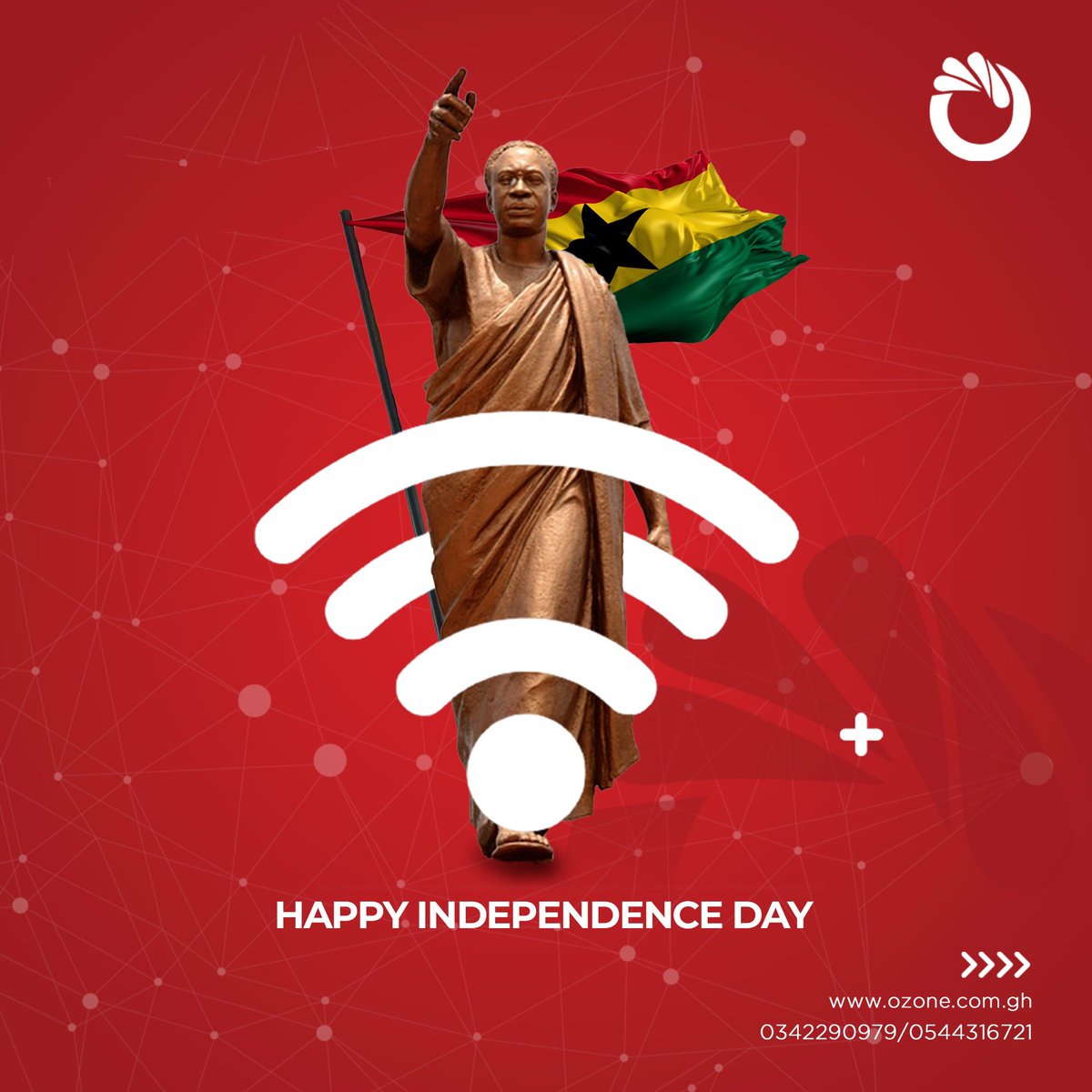 OzoneBroadband's tweet photo. Happy Independence Day Ghana 🇬🇭 https://t.co/ilg6MRPAhc