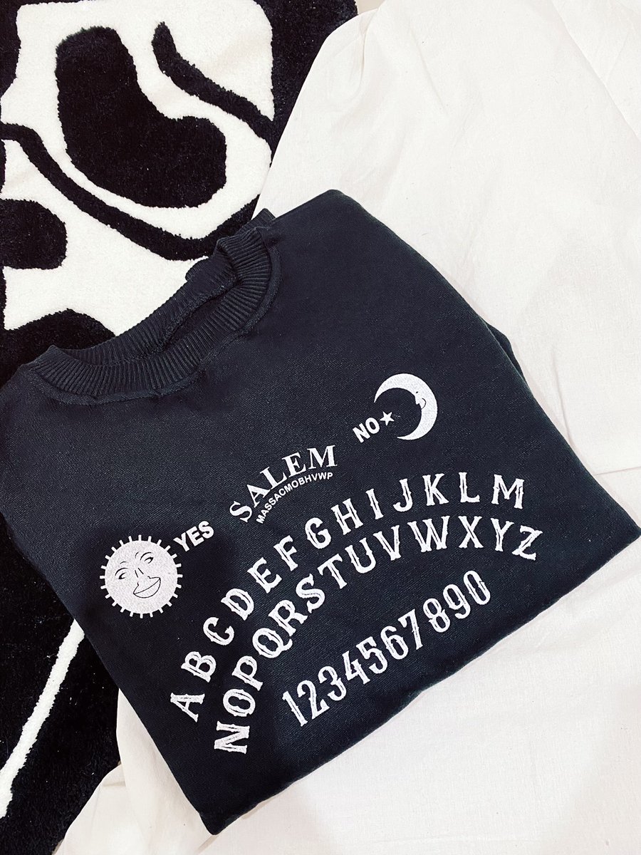 Salem Ouija sweatshirt (119k). DM to order