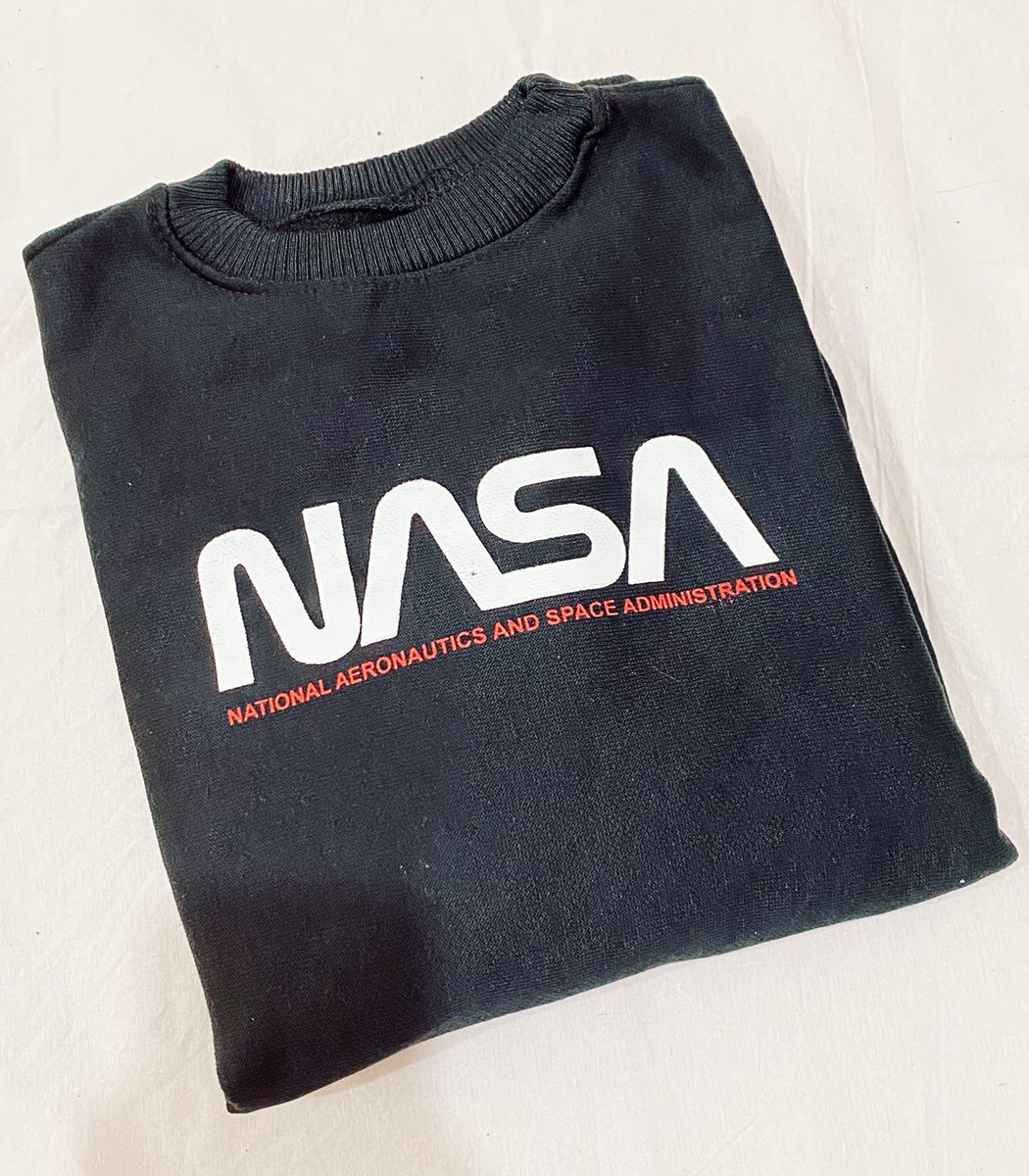NASA sweatshirt (we know you've been waiting for this one!) - 119k. DM to order