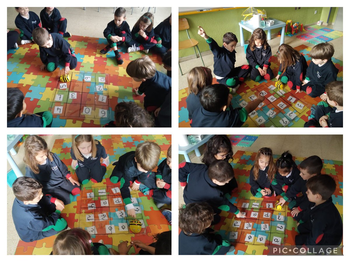 infantilarra's tweet photo. ¡Qué divertido es repasar la lectoescritura y las matemáticas con Bee-Bot!
#3ºInfantil #ModeloG #Beebot https://t.co/4cizWKNdzm