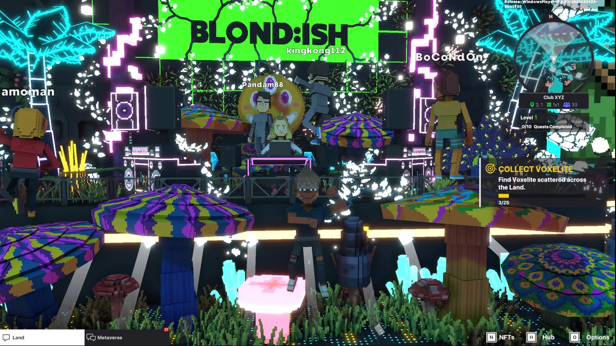 hyrumbaxter's tweet photo. @TheSandboxGame @blond_ish I just participated in the daily #SandboxAlphaS2Contest for a chance to earn up to 1,000 $SAND! Day 2 - Dance with Blond:ish. Check out my screenshot below! 👇 #SandboxAlphaS2 https://t.co/OnBmyXiF23