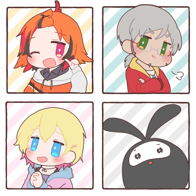 まと四絵まとめ!
眼鏡かけてるやんけとまとまらないのとたまにまとまる四人
#絵やんくっく #アランの画廊 #なるアート #ヒラスト 