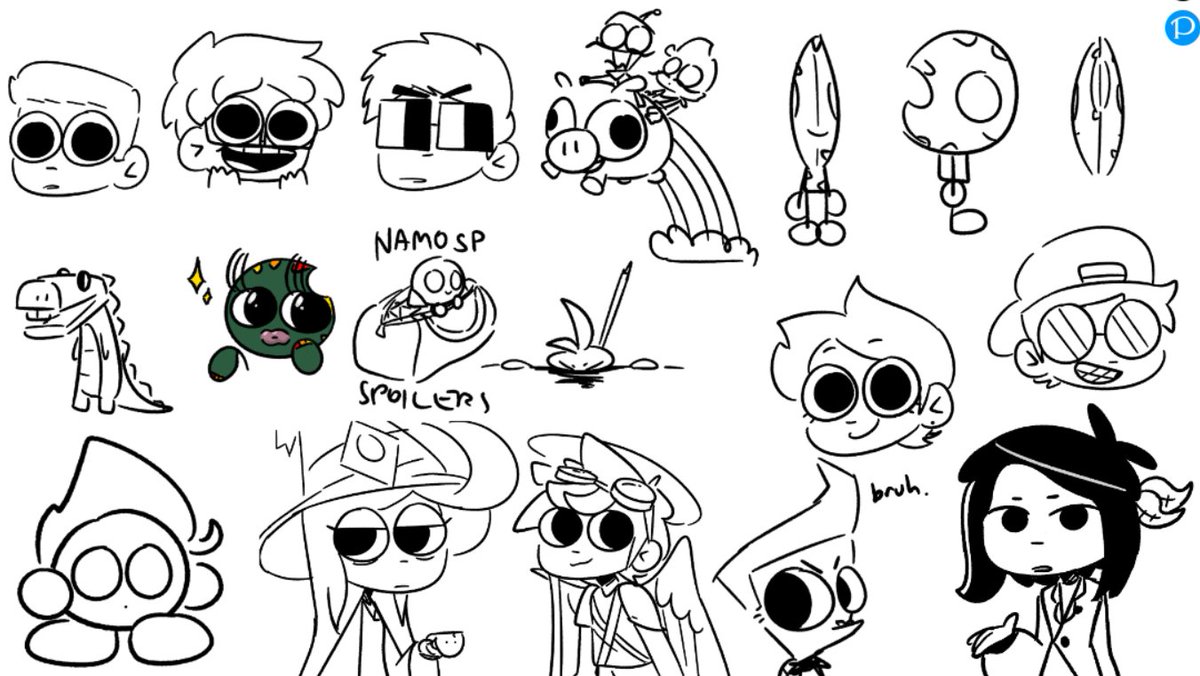 doodles when brain was doing things

ive read too much scott pilgrim- 