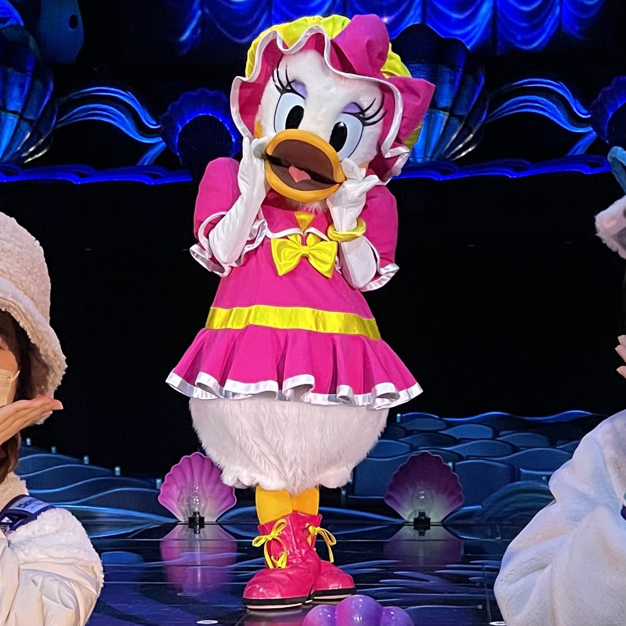 平井涼 小顔ポーズお願いしたら 口ばしポーズになっちゃってる デイジーちゃん 8 ディズニーシー グリーティング デイジー T Co Wymaug45tg Twitter