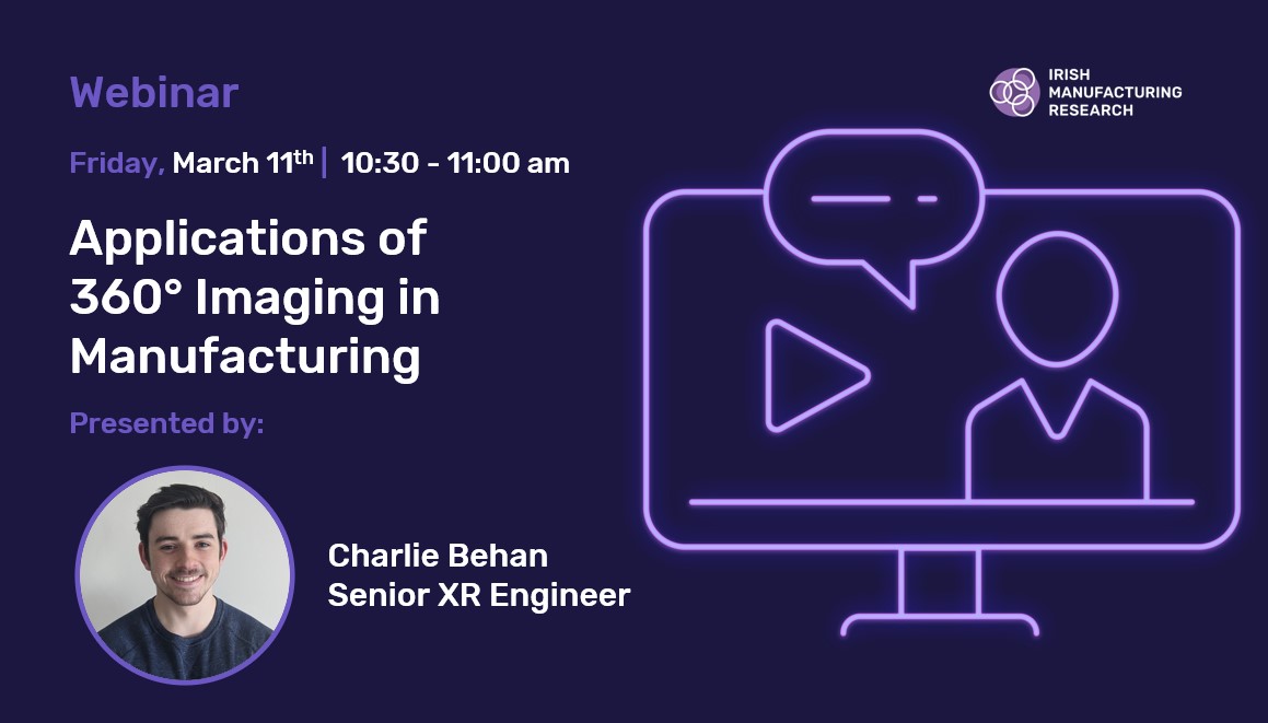 What see how 360 imaging can bring value to your company and your clients? IMR's Senior XR Engineer, Charlie Behan will be showcasing Applications of 360 Imaging in Manufacturing in Friday's live webinar: us02web.zoom.us/webinar/regist…