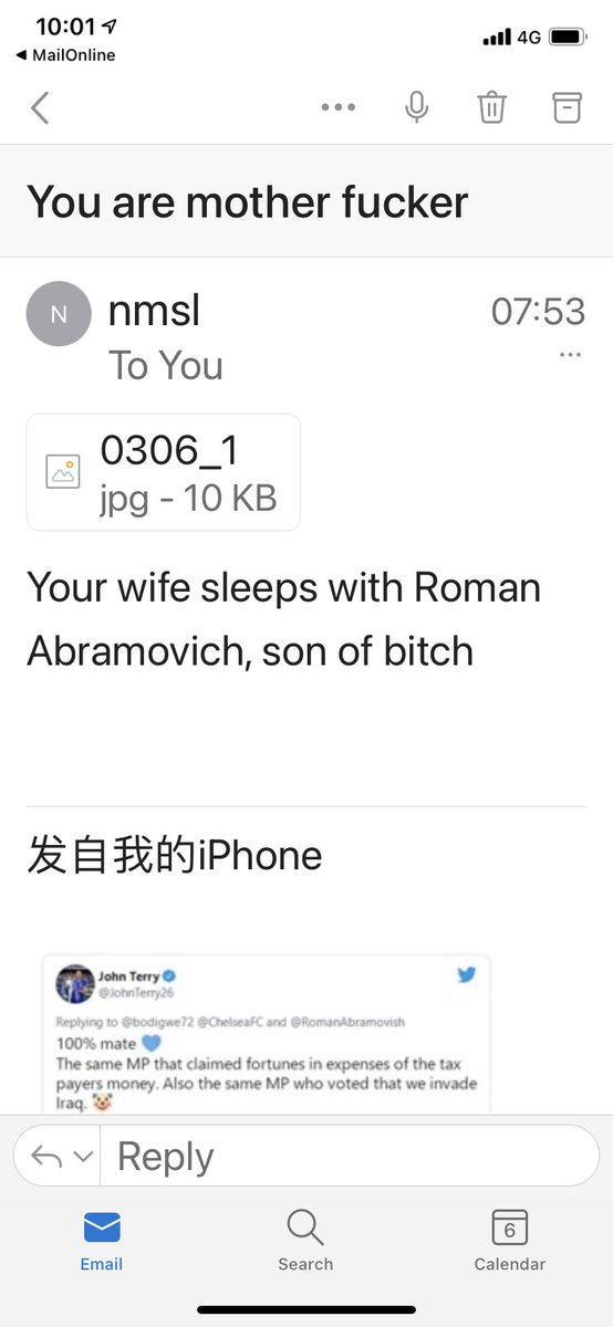 RhonddaBryant's tweet image. Just received this for daring to threaten a Putin oligarch. An odd attack line for a gay man.