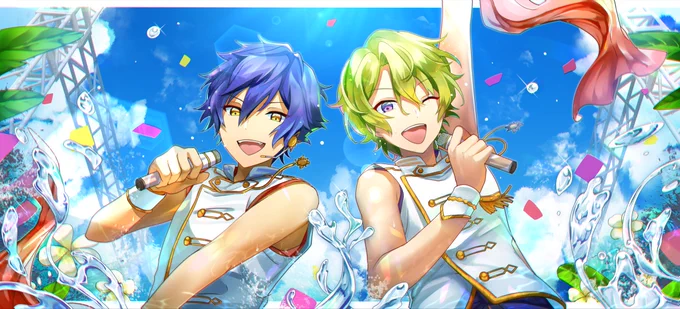 あんさんぶる⭐ズ‼
🌊ジュン×巴☀和
ジュンひよプチオンリー【純情可憐ないい日和】開催ありがとうございます!是非今後も継続開催をお願いします!!🎎💐
#ひらいて赤ブー 