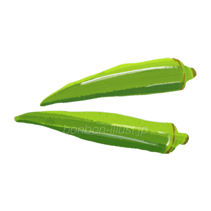 ユッキーボンボン イラスト製作中 相互100 今回は油絵風のオクラのイラスト を作成しました お料理レシピにおすすめの素材です 皆さんぜひ活用してくださいね ボンボンイラスト イラスト 無料イラスト フリー素材 相互フォロー オクライラスト