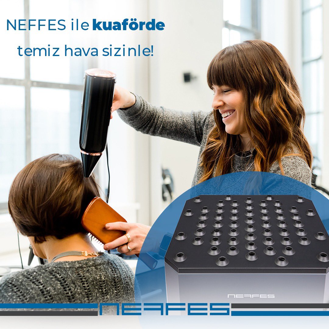 neffesnet's tweet photo. NEFFES Hava Temizleyici ile kuaför gibi kalabalık alanlarda da temiz hava sizinle! İç hava temizliğinde etkinliği kanıtlanmış NEFFES Hava Temizleyici hakkında detaylı bilgi almak için web sitemizi ziyaret edebilirsiniz.
Detaylı bilgi için 👉 
🌐https://t.co/ylKgR5WS5p https://t.co/tqvsv7Iv97