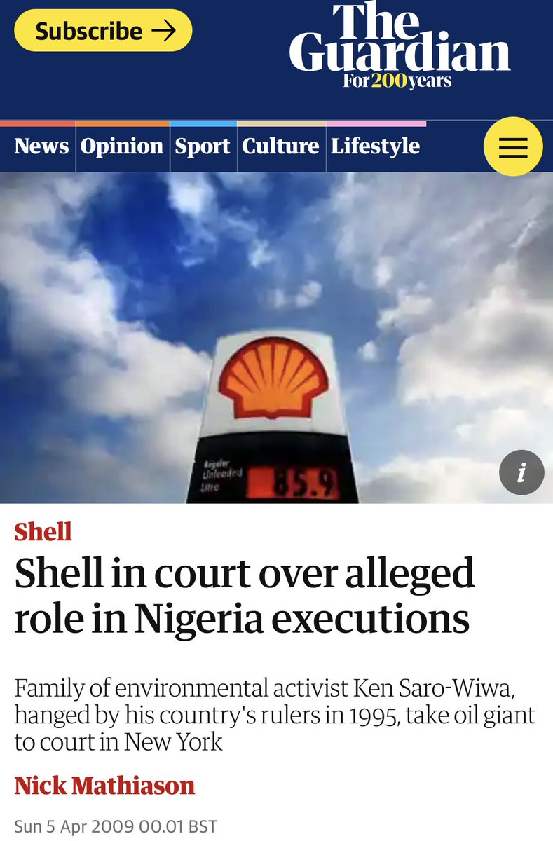 Shell's Corporate Social Responsibility. How it started. How it's going., image size:789x1200