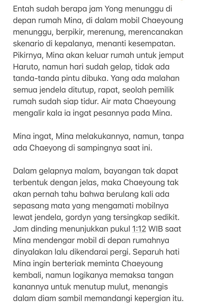 LokalMichaeng's tweet photo. The AU has already ended on the previous update. Please only read this if you want to know what happen next.
P.S. it really has ended on previous chapter.
Separated
Recommended Song: Usher - Separated https://t.co/UxS9YAFLOE
#MiChaengAU #AGrade #AdditionalChapter https://t.co/svXeP7PGCo