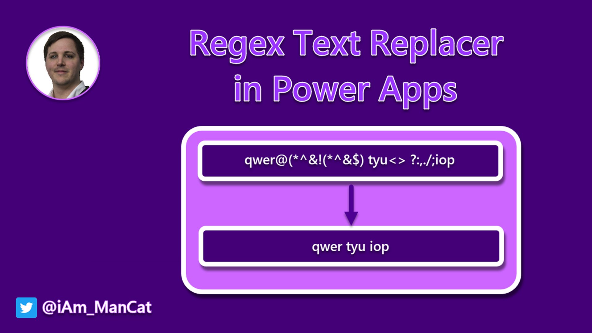 Sancho Harker on Twitter: "Remove characters from strings using Regex in  @MSPowerApps Don't just warn your users that there's invalid characters,  save time and ensure data quality by removing them automatically! 🧙‍♂️😼