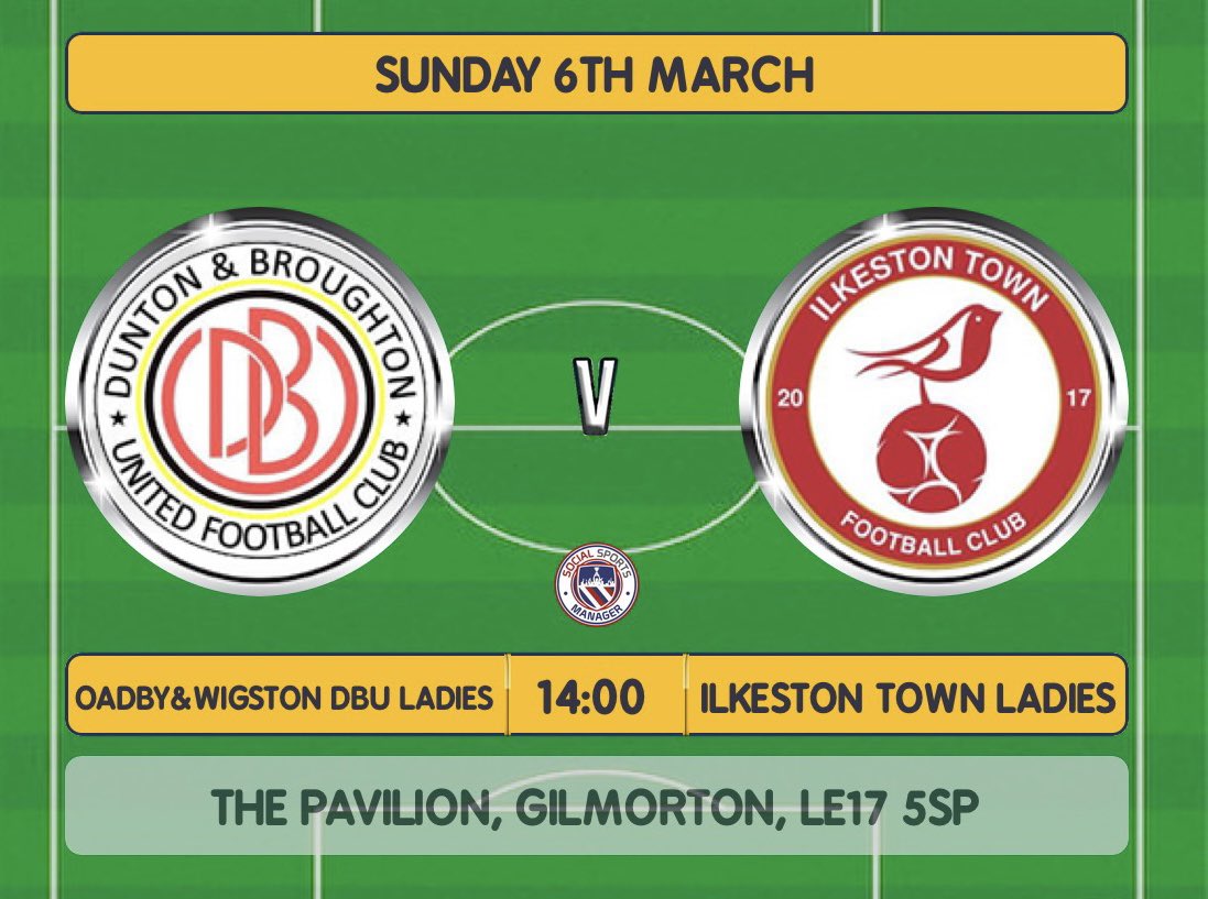 duntonladies's tweet photo. The ladies are looking to get back to winning ways in today’s home fixture vs @ITFC_Ladies ⚽️ Kick off 2pm, let’s go Ladies 👏🏼🤩 https://t.co/Qrkl3Pr4yP