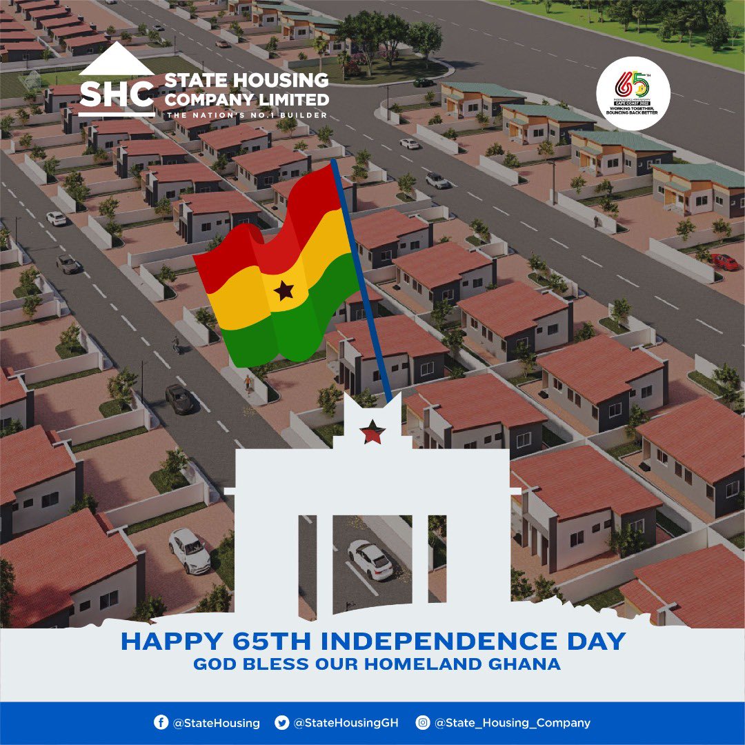 StateHousingGH's tweet photo. God bless our Homeland Ghana and make it strong https://t.co/wvRhr7iVWN