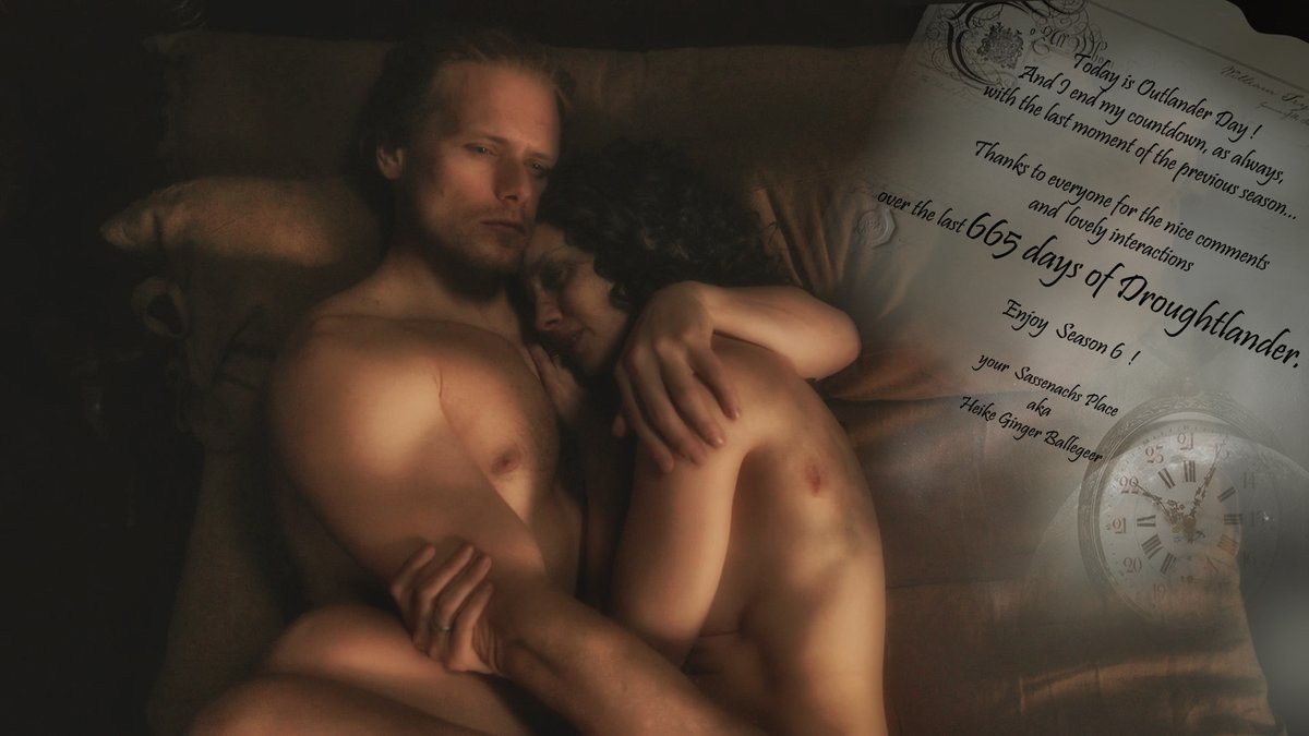#Outlander #Droughtlander  is over !
#WithOutlanderAgain ends. Today is the Day !  
And I end my countdown, as always, 
with #ThanksToTheFans  
Thanks to everyone for the nice comments
and  lovely interactions over the last 665 days of Droughtlander. 

Enjoy  Season 6  !