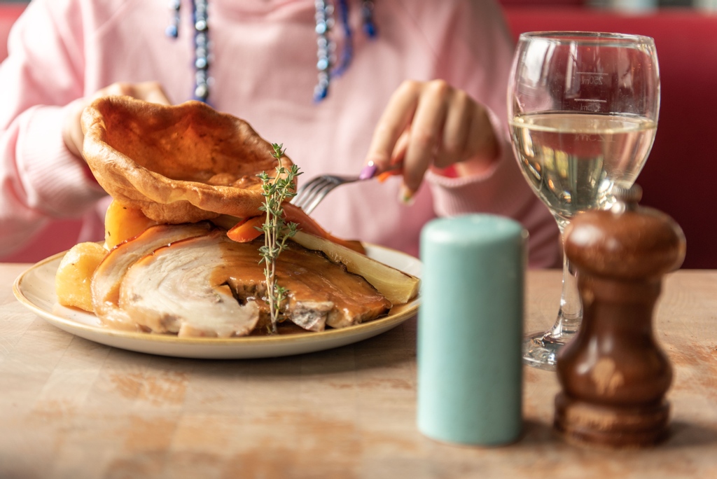 Put the pots and pans down and let us cook that Sunday Roast for you today. We're serving up succulent roasts with all the trimmings all day today!