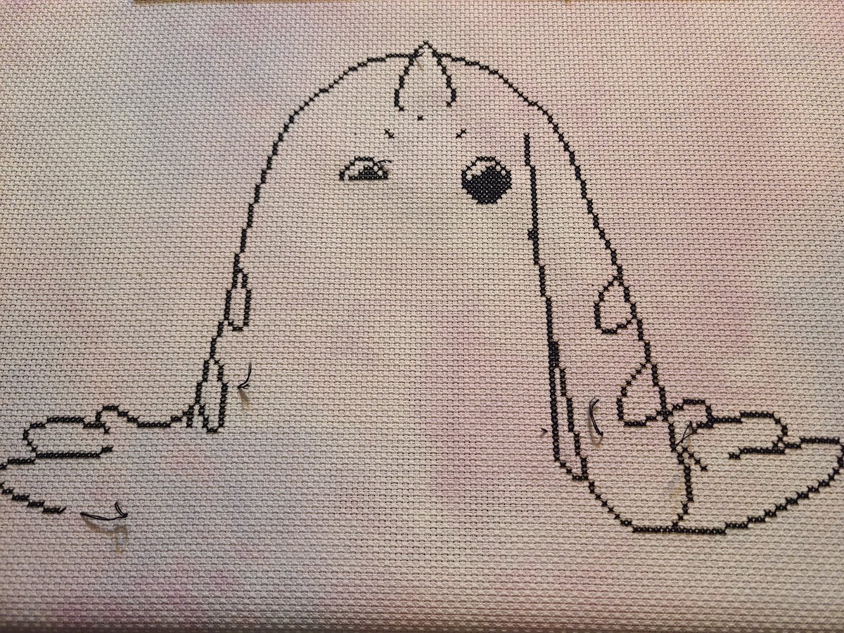 _knight93's tweet photo. Progress for today on new cross stitch project 🪡 https://t.co/3bQ7P2JJvY