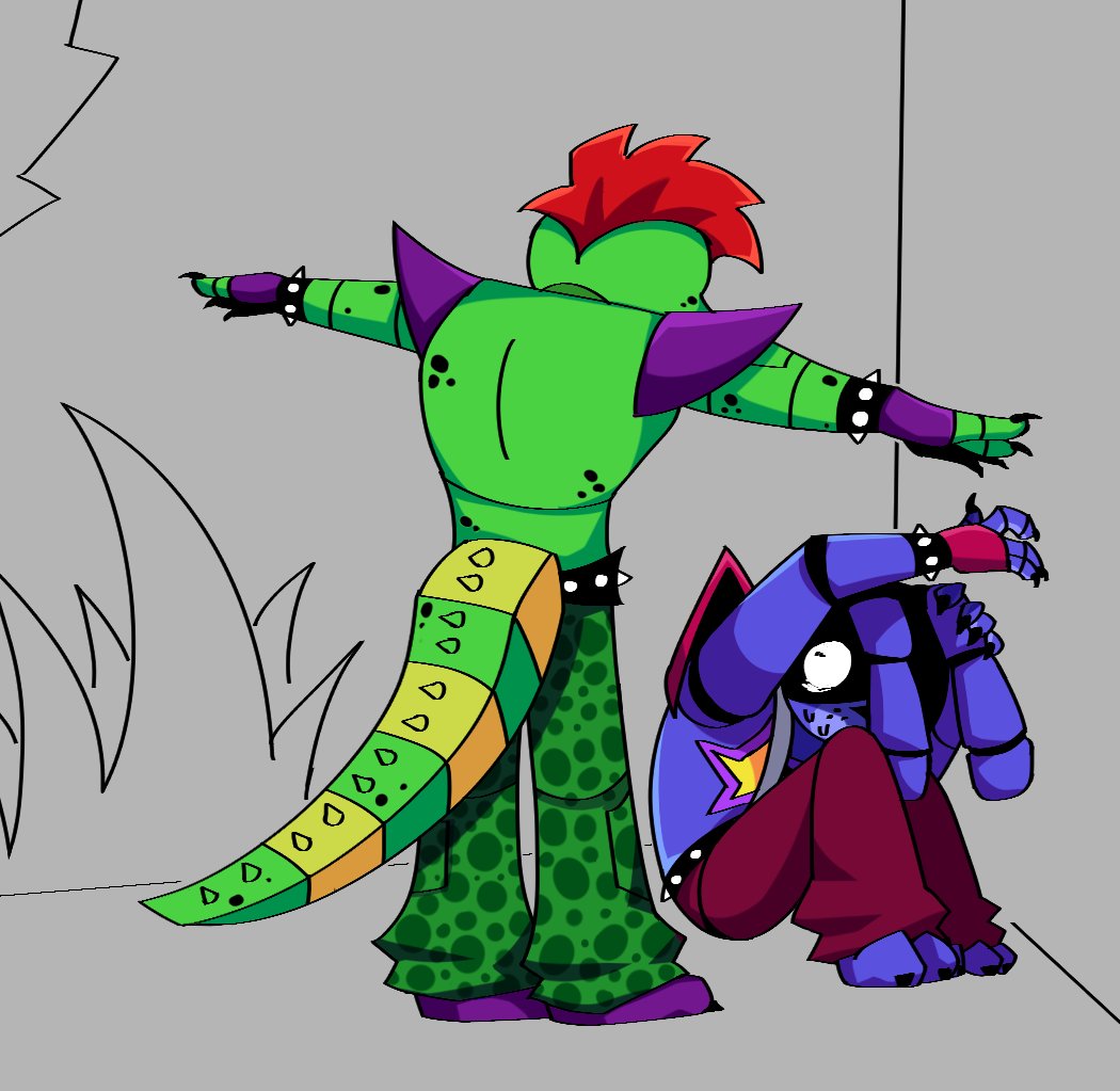 A little thing I did, t-pose monty : r/fivenightsatfreddys