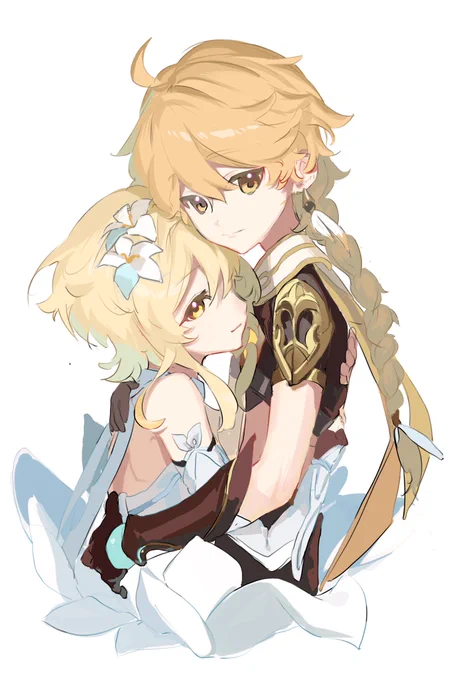 #GenshinImpact #aether #lumine 
会いたい人 