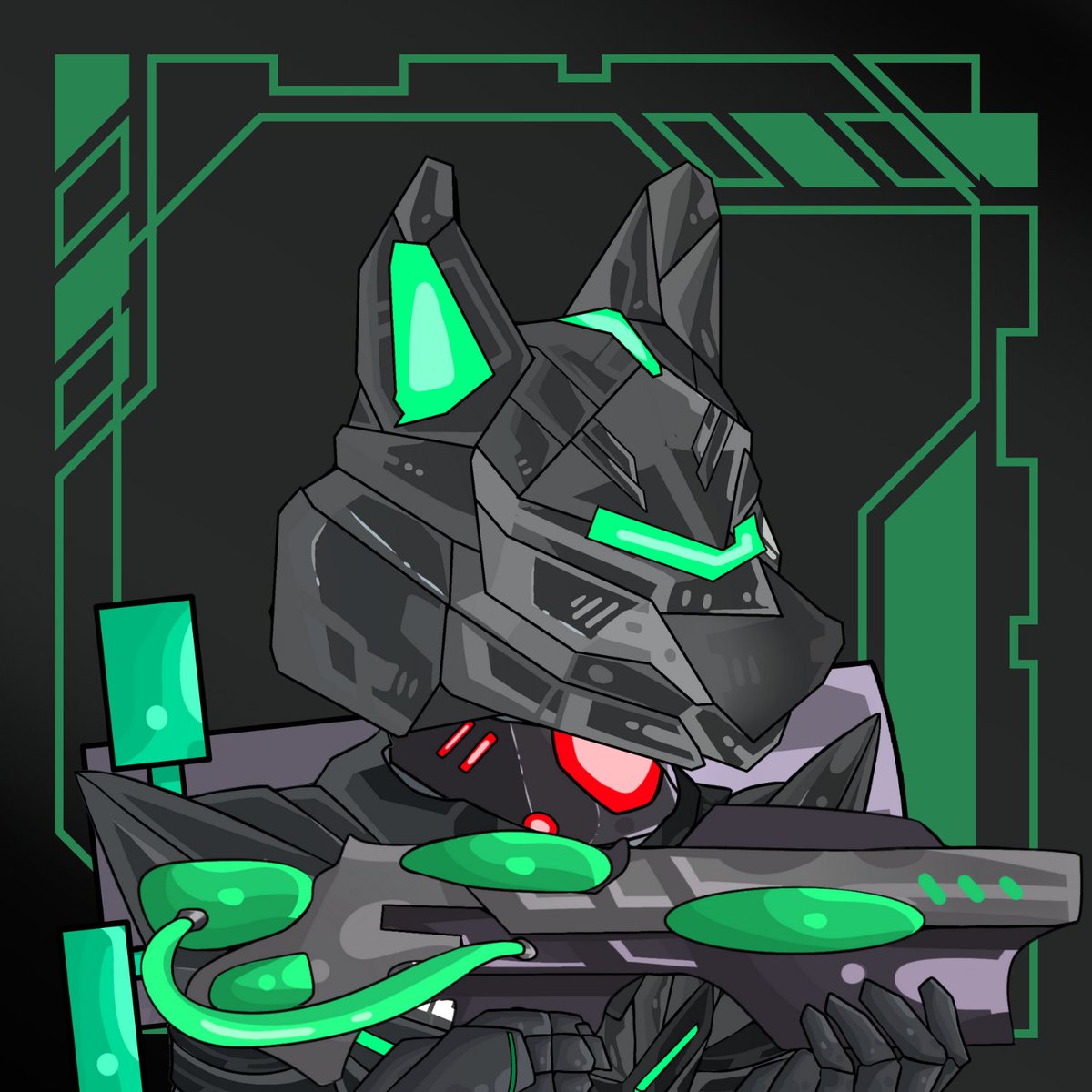 ProtocolVoid's tweet photo. @TerraWolvesNFT donated a 1/1 Angel Wolf to our NFT Charity auction hosted later this month. While doing so, they crafted this beauty which will be given away by us!

1/1 Void Wolf Cyborg 

👇Requirements;

➡ Follow @ProtocolVoid and @TerraWolvesNFT
➡ Retweet this #Giveaway https://t.co/c9Pma9xxfc