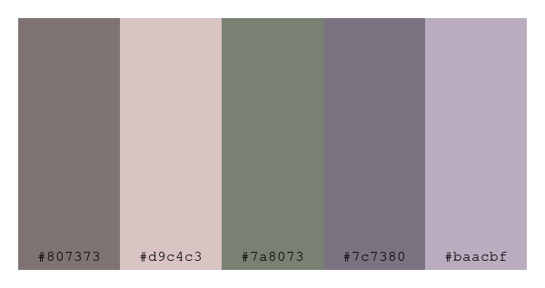 ColPaletteBot's tweet photo. Beep beep, here's a pretty color palette for you!
color-scheme.js parameters used:
- hue: 152
- variation: pale
- colors: #807373, #d9c4c3, #7a8073, #7c7380, #baacbf
Have a lovely day!
#twitterbot #colorpalette #colors #palette #prettycolors https://t.co/giPyJLKZUW