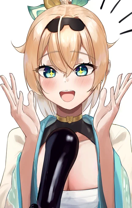 #いろはにも絵を
わーこんなに立派なナスくれるんでござるか～ 