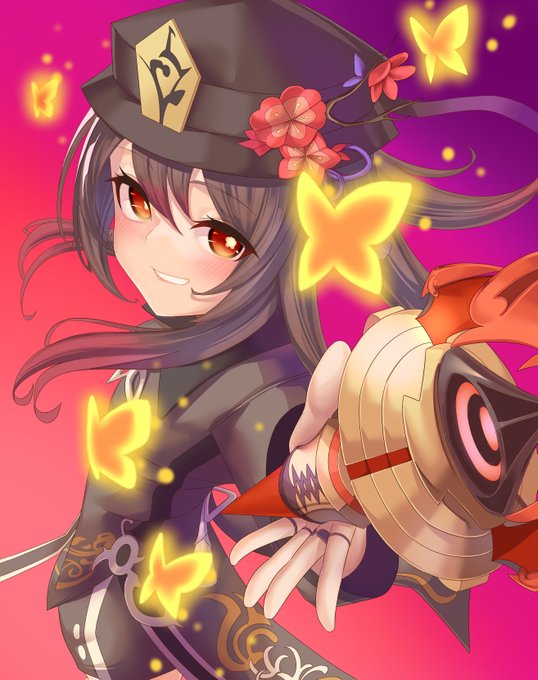 胡蝶

#原神 
#GenshinImpact 
#胡桃 
#HuTao 